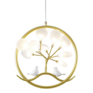 honeycomb 北歐風LED螢火蟲餐廳吊燈 BL41371 120 x 36cm 金色, 1入