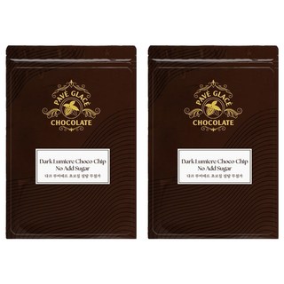 PAVE GLACE 無糖黑巧克力豆, 100g, 2個