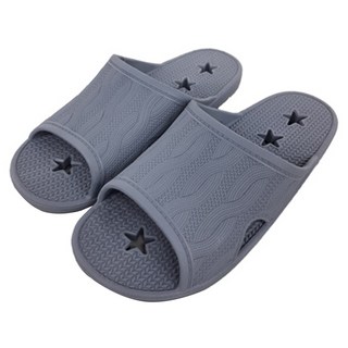 抗菌排水浴室拖 JB27, 灰色, 1雙