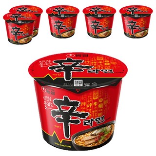 Nongshim 農心 辛拉麵大碗裝 114g, 6個
