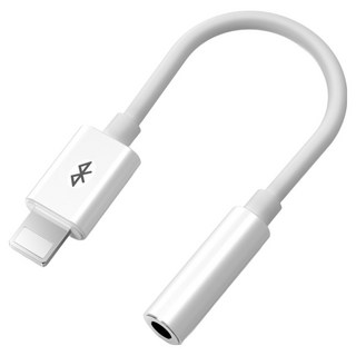 구스페리 라이트닝 8핀 3.5mm 아이폰 이어폰 변환젠더, 1개, 13cm