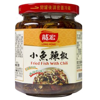 龍宏 小魚辣椒, 270g, 1罐