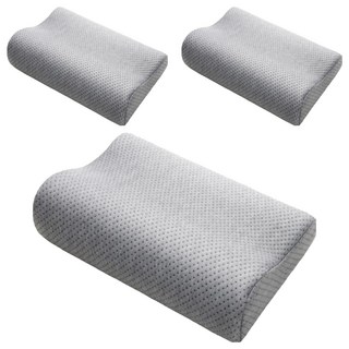 comet 記憶棉頸椎枕, 3個, 灰色