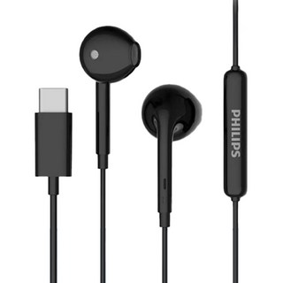 PHILIPS 飛利浦 入耳式耳機, TAE1018, 黑色