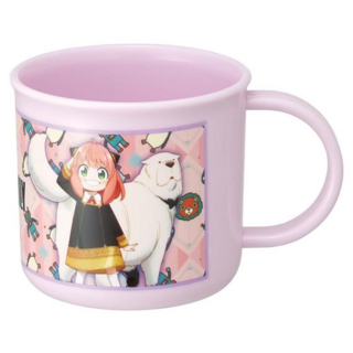 Skater 漱口杯 200ml 直徑7.4 x 6.8cm, SPY FAMILY 粉紫色, 1個