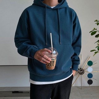 jogunshop 男款落肩半寬鬆雙層連帽T恤 JG1969