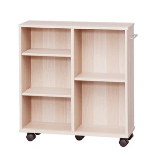 IRIS OHYAMA 愛麗思歐雅瑪 開放式可移動收納架 SYR-6020, 原木色