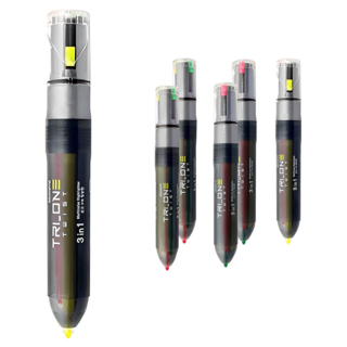 문교 3색 형광펜, 형광노랑 + 형광분홍 + 형광연두, 6개