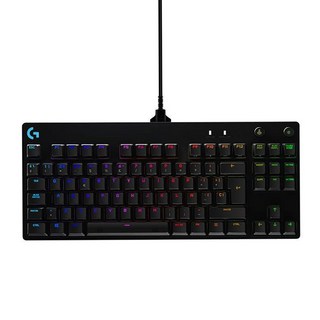 logitech G 羅技G 職業級競技機械式電競鍵盤 台灣公司貨 原廠保固, 黑色, G Pro X, 青軸V2, 1個
