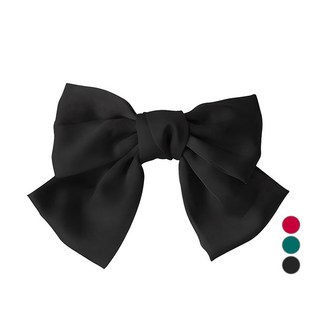 수스다 여성용 왕리본 고급 실크 새틴 머리핀 리본자동핀 366