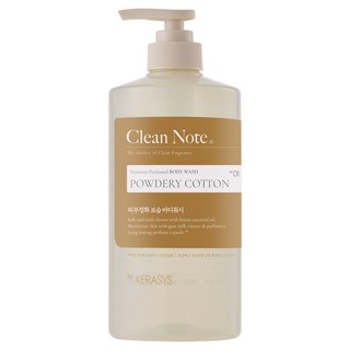 KERASYS Clean Note香氛保濕沐浴乳 棉花香, 800ml, 1瓶