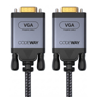 CODEWAY VGA to VGA 影音螢幕傳輸線 公對公, 1條, 3m