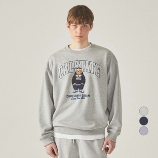 WHO.A.U 男款 Steve 貼片大學T WHMWF2222U