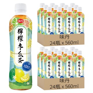 味丹 檸檬冬瓜茶, 560ml, 48瓶