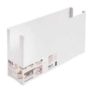 like-it 抽屜窄型收納盒 日本製 L, 白色, 1個