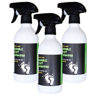 Super Care 泡沫噴霧足部清潔劑, 檸檬薄荷香, 減少足部癬菌, 舒緩肌膚真菌症及腳臭狀況, 1瓶, 3瓶, 500ml