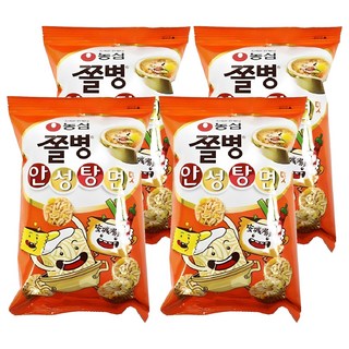NONGSHIM 農心 香脆點心麵 安城湯麵口味, 77g, 4包