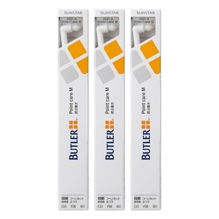 SUNSTAR 三詩達 BUTLER 單束型牙刷 01M 顏色隨機, 3支