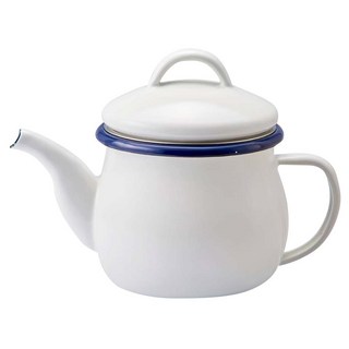 Pearl Life 珍珠金屬 Just Size 系列 琺瑯咖啡壺 HB-4414, 白色, 580ml, 1個