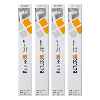 SUNSTAR 三詩達 BUTLER 單束型牙刷 01M 顏色隨機, 4支
