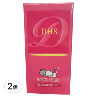 Love Cats 愛貓 虎牙粗顆粒衛生套, 2個, 12個裝