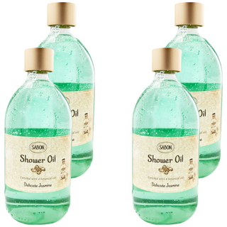 SABON 國際航空版 沐浴油 茉莉花語, 500ml, 4瓶