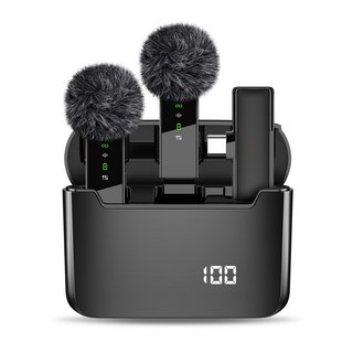 조이트론 무선 핀마이크 듀얼, WM70 Dual, 블랙