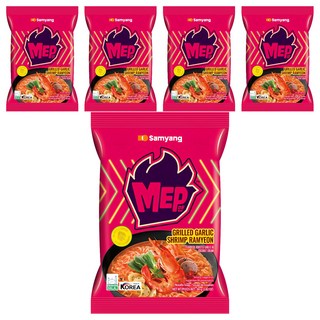 Samyang Foods 三養 大蒜鮮蝦風味湯麵 80g, 5包