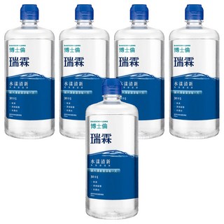 博士倫 瑞霖水漾清新多效保養液, 500ml, 5瓶