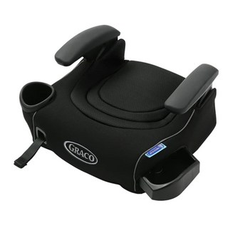 GRACO 增高墊輔助安全座椅 Turbo Booster LX LATCH連接器 適合40-100磅兒童, 黑珍珠