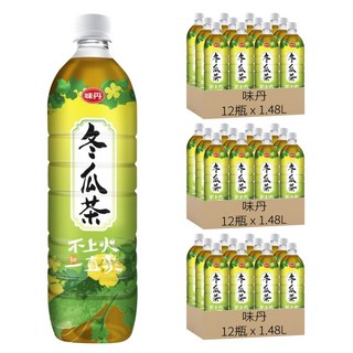 味丹 冬瓜茶, 1.48L, 36瓶