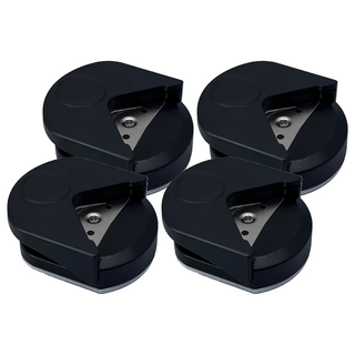 小麥購物 裁切器 E030 黑色 27g, 圓角, 4個