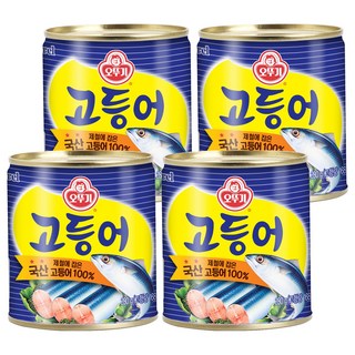 OTTOGI 不倒翁 鯖魚罐頭, 4罐, 280g