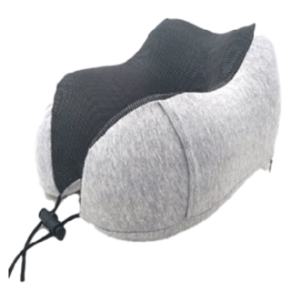 FANCY LIFE M型記憶棉頸枕, 深灰色