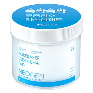 Neogen Dermalogy 毛孔激光清除 BHA 毛孔墊 90p, 90片, 1罐