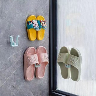 몰투유 실내화 욕실화 슬리퍼 걸이 후크, 블루, 4개