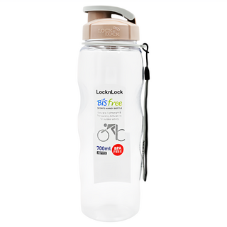 LocknLock 樂扣樂扣 優質水壺 附掛帶, 淡漠粉, 700ml, 1個