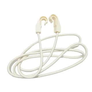 韓國 Damda Home 彈力固定繩 米色 總長171.5cm (包含掛勾182cm) 聚酯+P.P, 1條