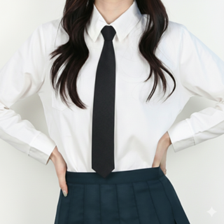 네오바트 여성용 슬림 자동 넥타이