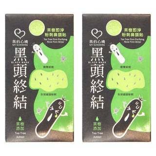 MY SCHEMING 我的心機 粉刺鼻頭貼 茶樹即淨, 10入, 2組