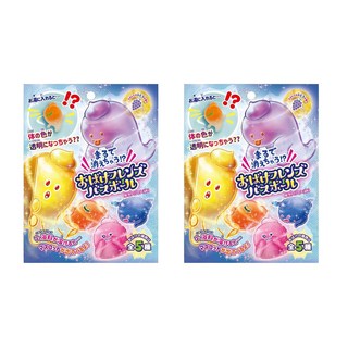 日本 nol 幽靈朋友們入浴球 入水後小公仔會變透明 葡萄香味, 65g, 2個