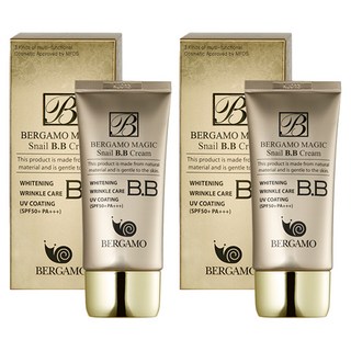 貝加莫魔法蝸牛BB霜 SPF50+ PA+++, 單色, 2條