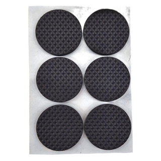 AXIS 艾克思 家俱電器消音防刮壓紋泡棉保護腳墊 圓形 12入 Set, 2組