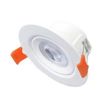 Dr.Bright 亮博士 LED 可調角度式崁燈 φ7.5cm 5w 黃光, 1入