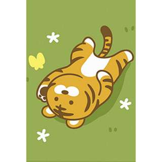 아트조이 DIY 명화그리기 10 x 15 cm, 한가로운 호랑이, 1개