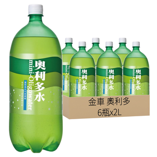 金車 奧利多 奧利多水, 2L, 6瓶