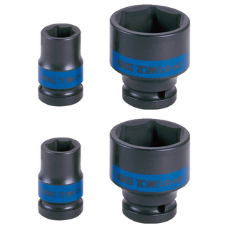 KING TONY 金統立 1/2 DR 公制六角氣動標準套筒, 2個