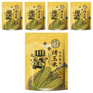 滬尾漁家 烤玉米-醬香風味, 70g, 5包