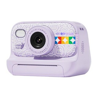 eSOONKids Pro潮玩拍立得, 高解析度相機, 內置閃光燈, 3重防護螢幕, 多種DIY濾鏡, 無BPA, EC-002, 1台