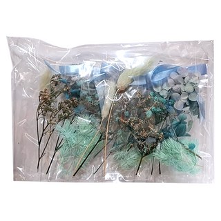 A-ONE 匯旺 浮游花DIY花材包 3包, 寒藍夢澤 彩色